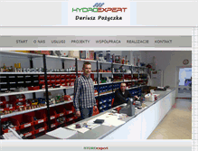 Tablet Screenshot of hydroexpert.pl